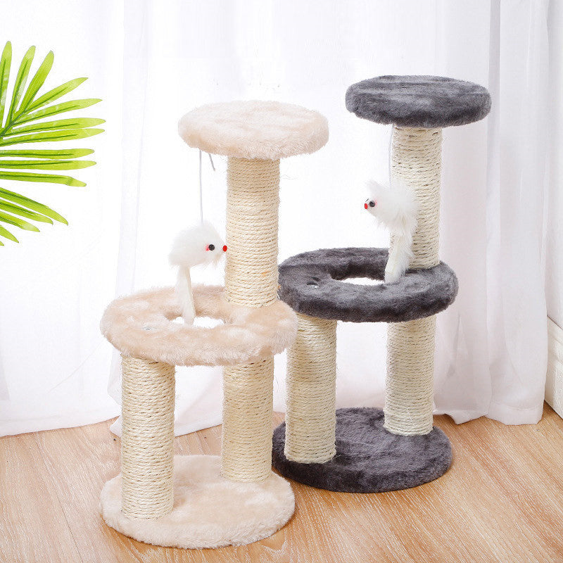 Cat Jumping Platform Sisal Scratching Post Cat Villa Cat Cat Toy